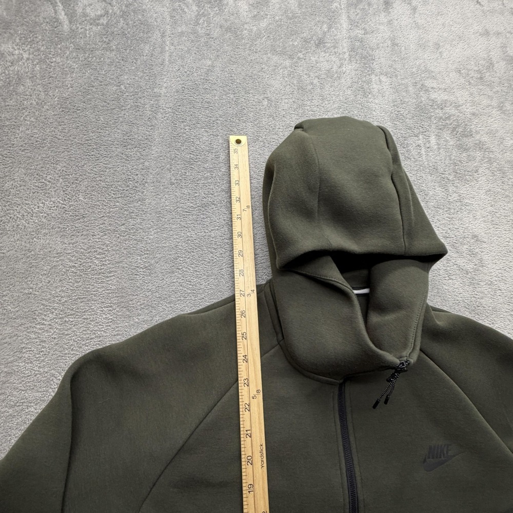 Nike‎ Tech Fleece Windrunner Hoodie Jacket Mens L Green Full Zip HV0949-358 - Picture 6 of 8